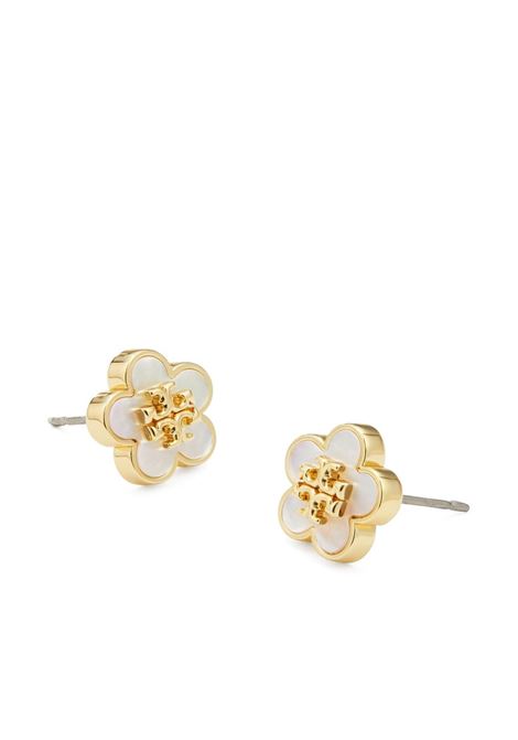 Orecchini a bottone Kira Flower in oro Tory burch - donna TORY BURCH | 157351700